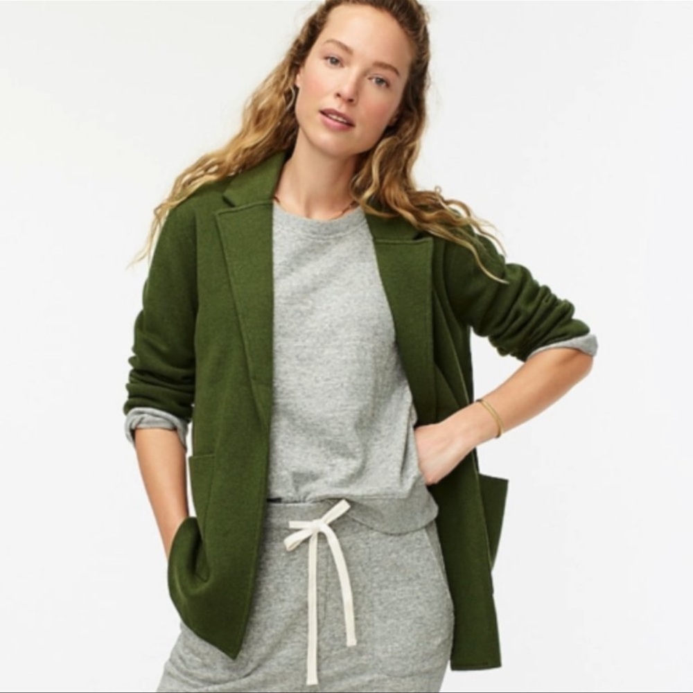 J Crew Boiled Wool Belted Sweater Coat in a Size xxs.
